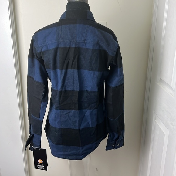 Dickies Flannel Plaid Lagenlook Utility Shirt Size Medium - Picture 9 of 9